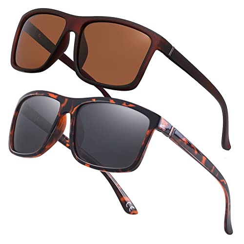 JOLLYNOVA Men's Sports Polarized Sunglasses Square Frame Glasses NP1007