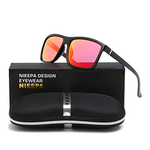 JOLLYNOVA Men's Sports Polarized Sunglasses Square Frame Glasses NP1007