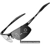 JOLLYNOVA Men's Fashion Driving Polarized Sunglasses for Men - Al-Mg metal Ultralight Frame