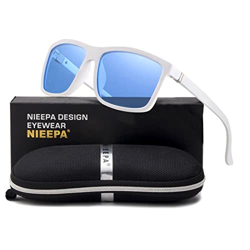 JOLLYNOVA Men's Sports Polarized Sunglasses Square Frame Glasses NP1007