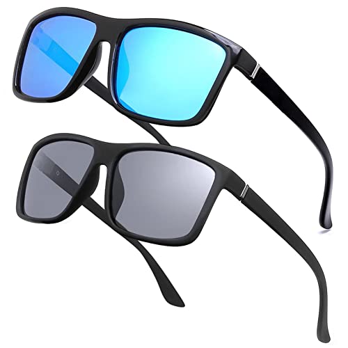 JOLLYNOVA Men's Sports Polarized Sunglasses Square Frame Glasses NP1007