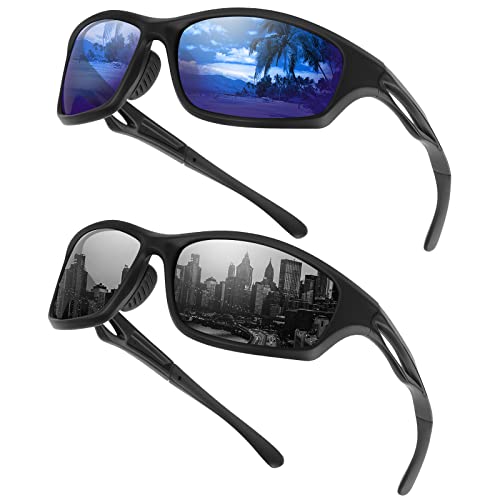 JOLLYNOVA Polarized Sports Sunglasses for Men Women Running Cycling Fishing Golf Driving Shades Sun Glasses Tr90