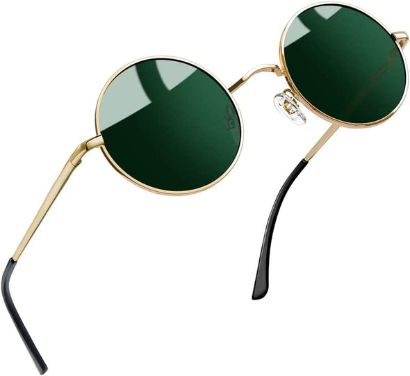JOLLYNOVA Round Sunglasses for Women Men Circle Sun Glasses UV Protection