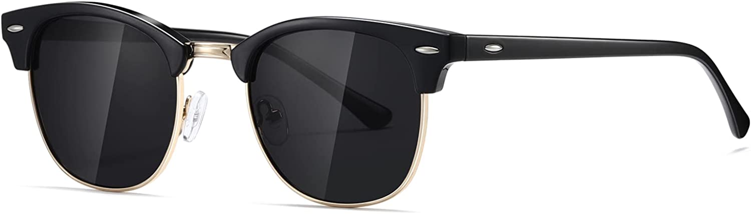 AEVOGUE Polarized Sunglasses For Women And Men Semi Rimless Frame Ret –  Jollynova