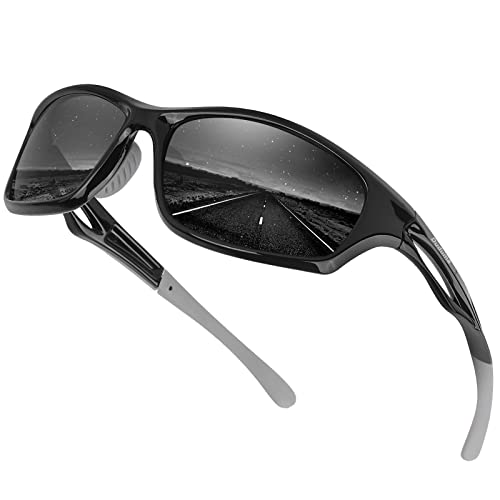 JOLLYNOVA Polarized Sports Sunglasses for Men Women Running Cycling Fishing Golf Driving Shades Sun Glasses Tr90