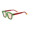 Dodd Premium Series Retro Rectangle Acetate Sunglasses