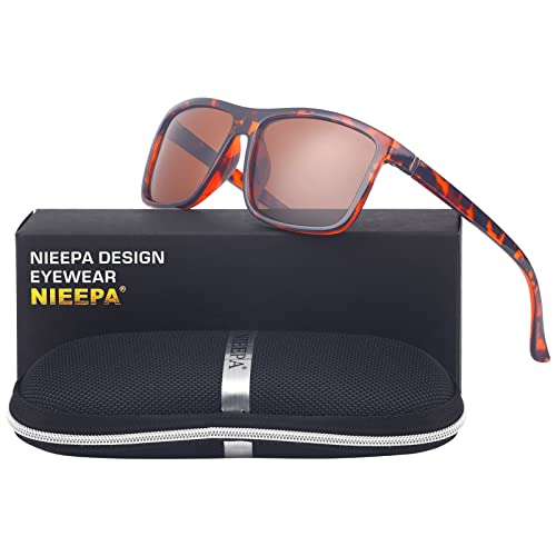 JOLLYNOVA Men's Sports Polarized Sunglasses Square Frame Glasses NP1007