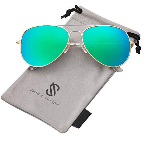 Jollynova Classic Aviator Polarized Sunglasses for Men Women Vintage Retro Style