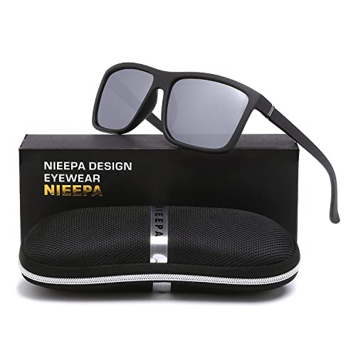 JOLLYNOVA Men's Sports Polarized Sunglasses Square Frame Glasses NP1007