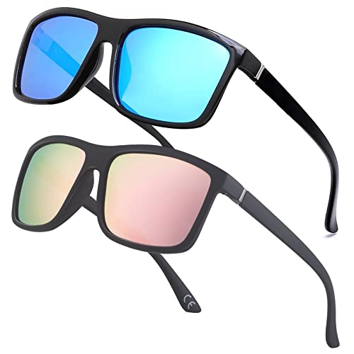 JOLLYNOVA Men's Sports Polarized Sunglasses Square Frame Glasses NP1007