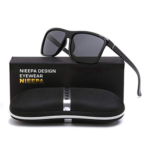 JOLLYNOVA Men's Sports Polarized Sunglasses Square Frame Glasses NP1007