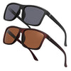 JOLLYNOVA Men's Sports Polarized Sunglasses Square Frame Glasses NP1007