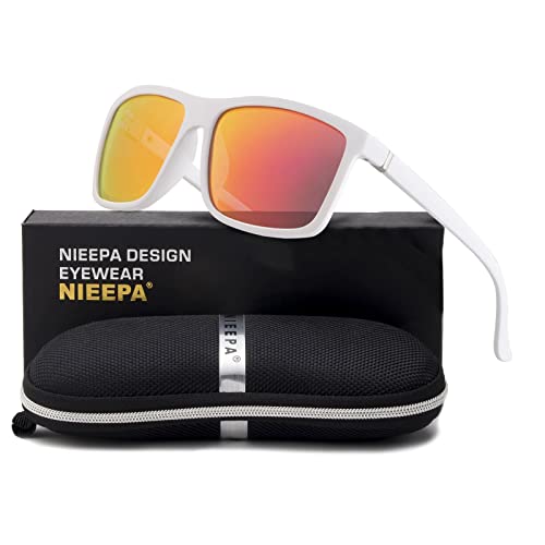 JOLLYNOVA Men's Sports Polarized Sunglasses Square Frame Glasses NP1007