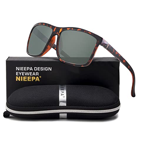 JOLLYNOVA Men's Sports Polarized Sunglasses Square Frame Glasses NP1007