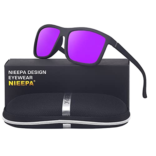 JOLLYNOVA Men's Sports Polarized Sunglasses Square Frame Glasses NP1007