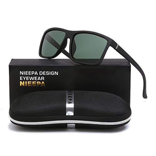 JOLLYNOVA Men's Sports Polarized Sunglasses Square Frame Glasses NP1007