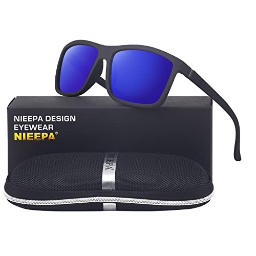 JOLLYNOVA Men's Sports Polarized Sunglasses Square Frame Glasses NP1007