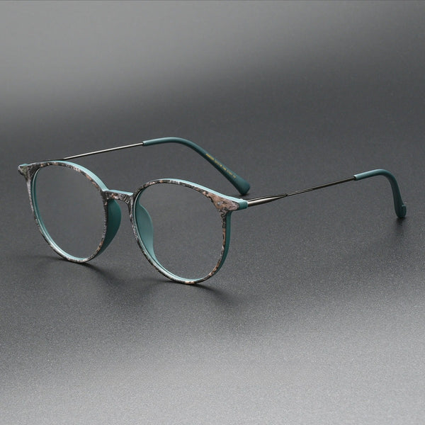Woody Vintage TR90 Round Eyeglasses