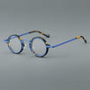 New plate small round frame glasses V17 retro eye frame metal flat light Danyang spot wholesale, can be equipped with reading glasses