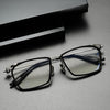 Hudon Versatile Rectangle Pure Titanium Glasses Frame