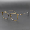 Roussel Vintage Square Titanium Eyeglasses Frame