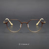 Herb Titanium Vintage Round Eyeglasses Frame