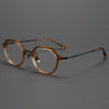 Dayna Titanium Vintage Round Eyeglasses Frames
