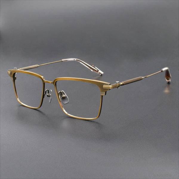 Sevrin Vintage Rectangle Titanium Eyeglasses Frame