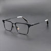 Sevrin Vintage Rectangle Titanium Eyeglasses Frame