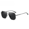 New Irregular Aluminum-Magnesium Men's Sunglasses