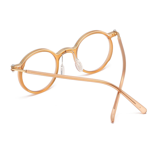 JollyNova HD7 Readers Anti-Blue Light Progressive Retro Round Multi-focus Men's Reading Glasses