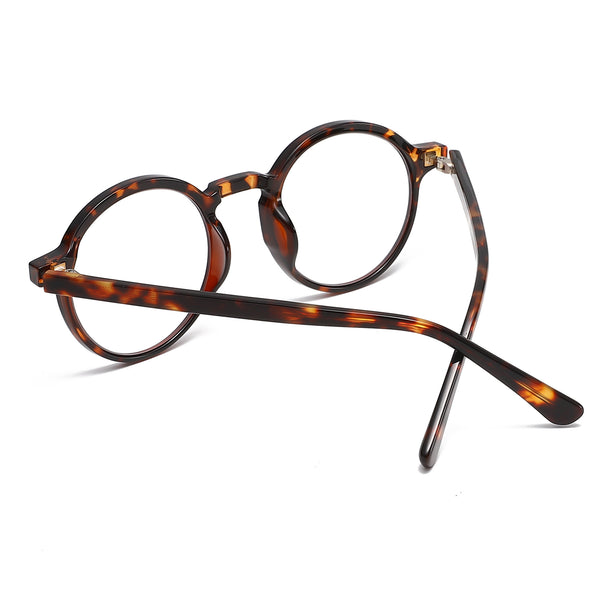 JollyNova HD7 Readers Anti-Blue Light Progressive Vintage TR90 Round Multi-focus Reading Glasses