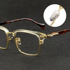 Shenzhen eyebrow glasses frame male Croxing same plate glasses 81086 fashionable large frame pure titanium glasses frame female