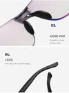 DUAL LIGHT ANTI-BLU-RAY ANTI-SHATTER READING GLASSES