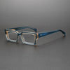 Piller Retro Rectangle Acetate Glasses Frame