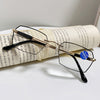 MEN'S CASUAL FRAMELESS ULTRALIGHT ANTI-BLUE LIGHT READING GLASSES