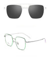 New Titanium Glasses Frame With Magnetic Sunglasses Clips