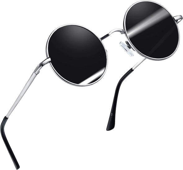 JOLLYNOVA Round Sunglasses for Women Men Circle Sun Glasses UV Protection