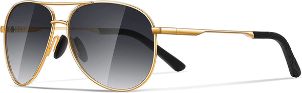JOLLYNOVA Aviator Sunglasses for Men Polarized - Classic Oversized Shades Metal Mirror UV400 Protection Sport Sun Glasses