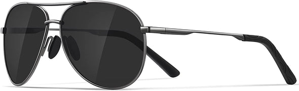JOLLYNOVA Aviator Sunglasses for Men Polarized - Classic Oversized Shades Metal Mirror UV400 Protection Sport Sun Glasses
