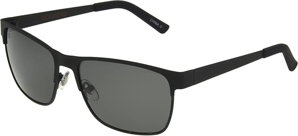 Jollynova Men's Colton Sunglasses Polarized Navigator, Black, 57mm
