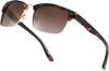 Jollynova Polarized Sunglasses Men Half Frame Sunglasses Square Semi-Rimless Driving SunGlasses Shades for Men UV400 Protection