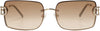 JOLLYNOVA Vintage Rectangle Sunglasses for Women,Trendy Rimless 90s UV400 Womens Y2K Shades SJ1178