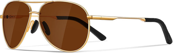 JOLLYNOVA Aviator Sunglasses for Men Polarized - Classic Oversized Shades Metal Mirror UV400 Protection Sport Sun Glasses