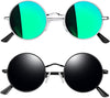 JOLLYNOVA Round Sunglasses for Women Men Circle Sun Glasses UV Protection