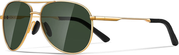 JOLLYNOVA Aviator Sunglasses for Men Polarized - Classic Oversized Shades Metal Mirror UV400 Protection Sport Sun Glasses