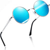JOLLYNOVA Round Sunglasses for Women Men Circle Sun Glasses UV Protection