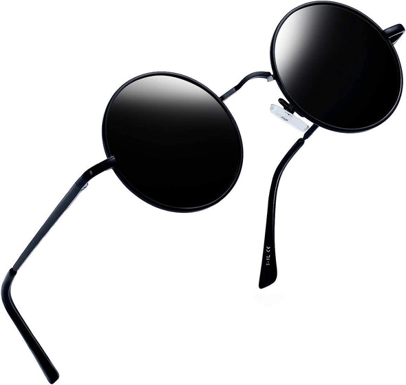 JOLLYNOVA Round Sunglasses for Women Men Circle Sun Glasses UV Protection