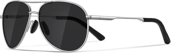 JOLLYNOVA Aviator Sunglasses for Men Polarized - Classic Oversized Shades Metal Mirror UV400 Protection Sport Sun Glasses