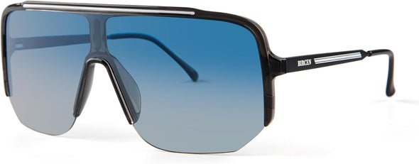 BIRCEN Polarized Sunglasses for Men UV - Protection Wrap Around Trendy Mens Shady Rays Sport Shades for Golf Cycling Fishing
